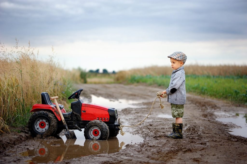tracteur a pedale 7 ans